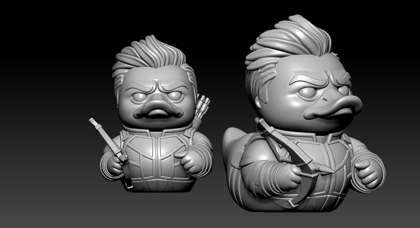 Hawkeye Marvel Universe - Urban vibes 3D print model_2