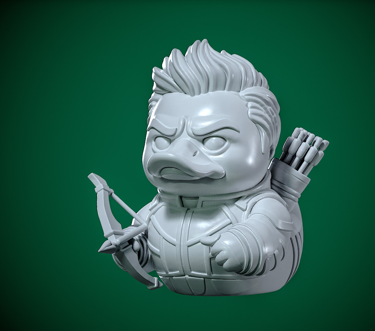 Hawkeye Marvel Universe - Urban vibes 3D print model_1