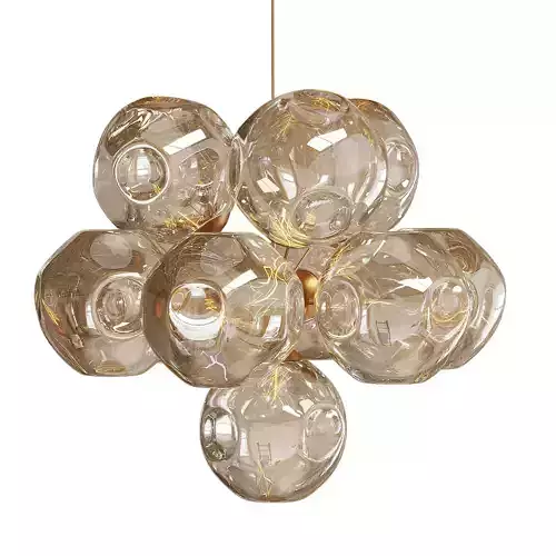 Etienne Crate and Barrel Glass Chandelier 3D model