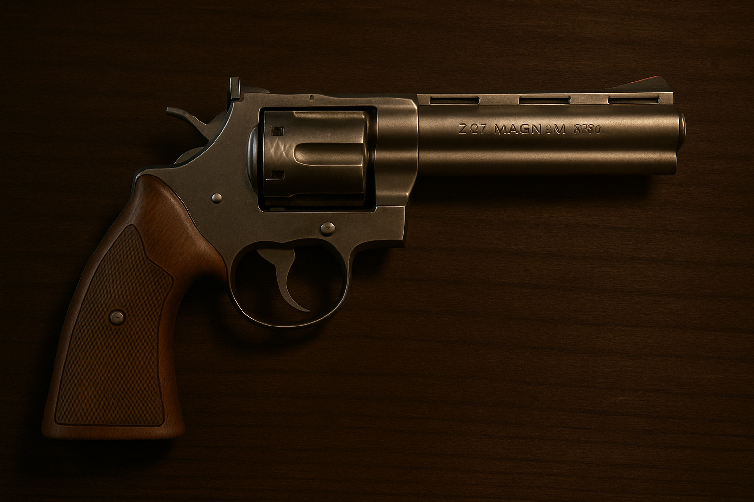 colt python 357 Magnum gun 3D model_5