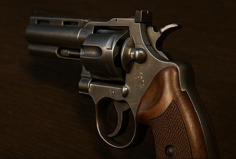 colt python 357 Magnum gun 3D model_2