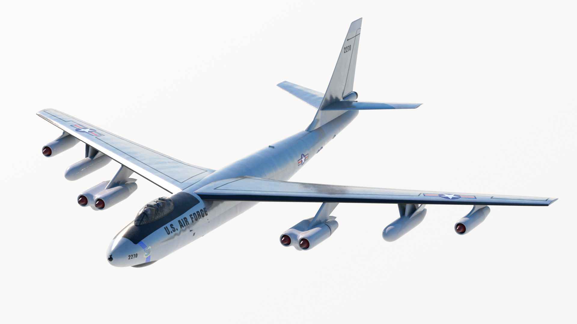 B-47E Stratojet 3D model_18