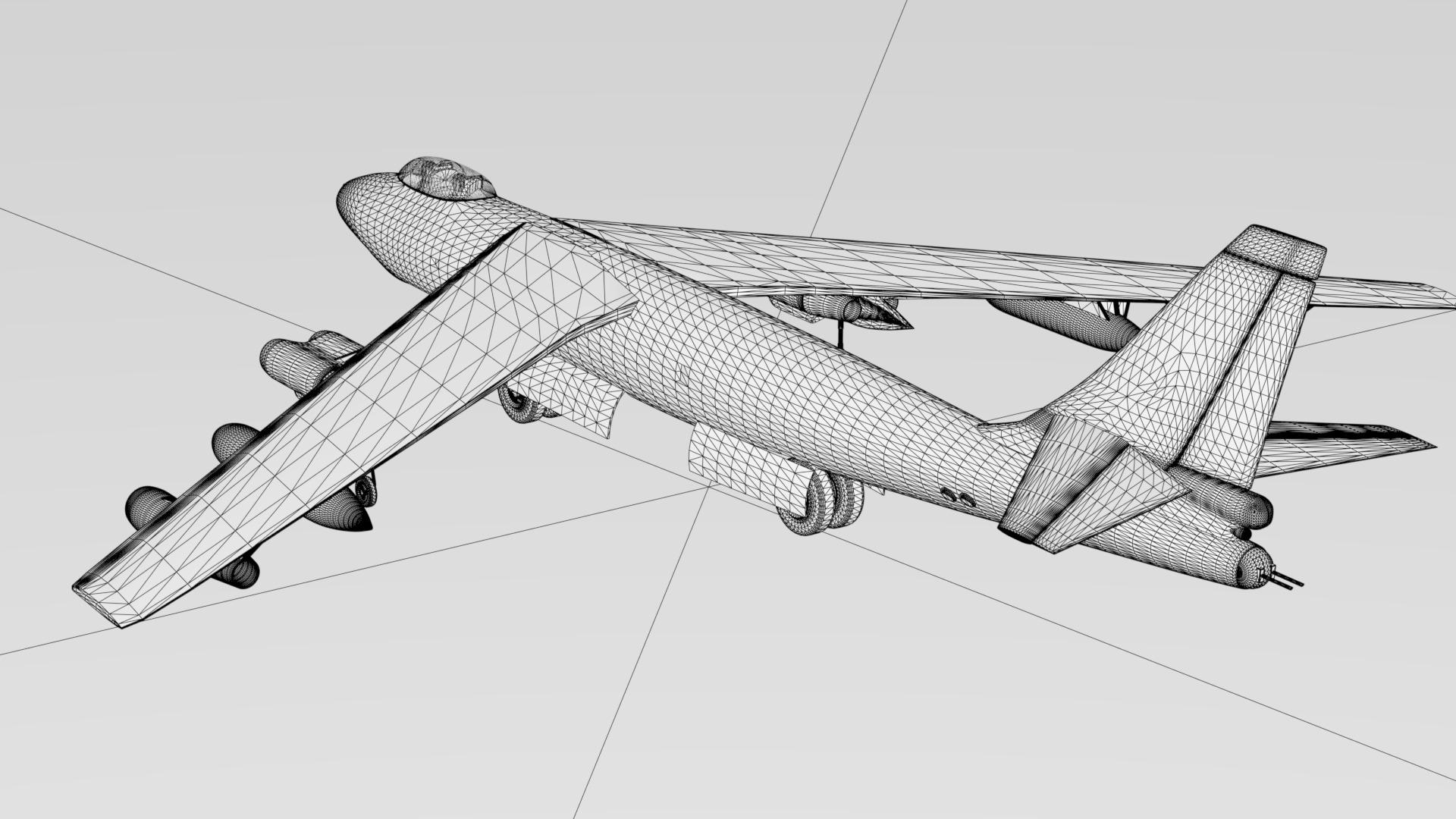 B-47E Stratojet 3D model_4