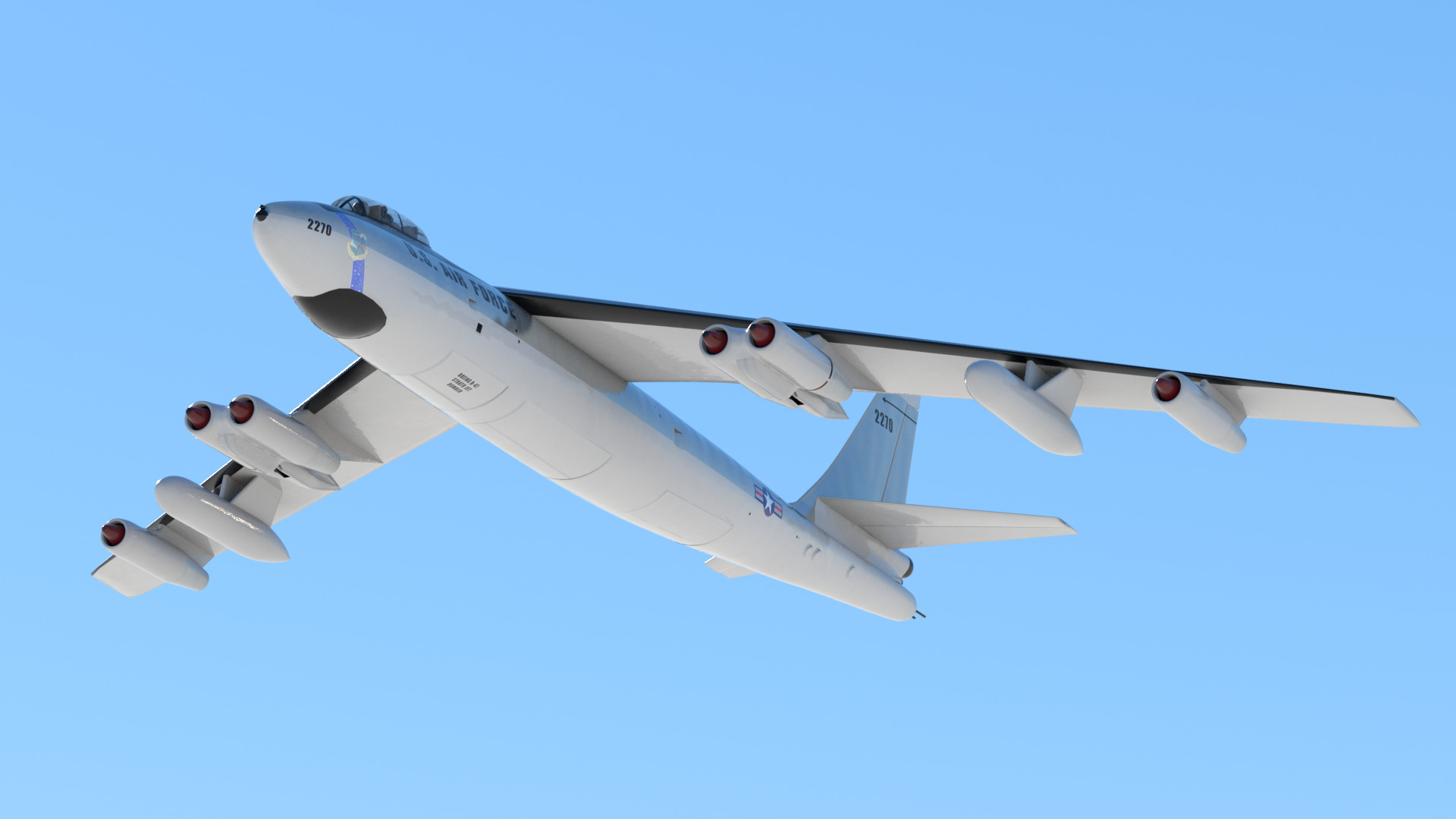 B-47E Stratojet 3D model_17