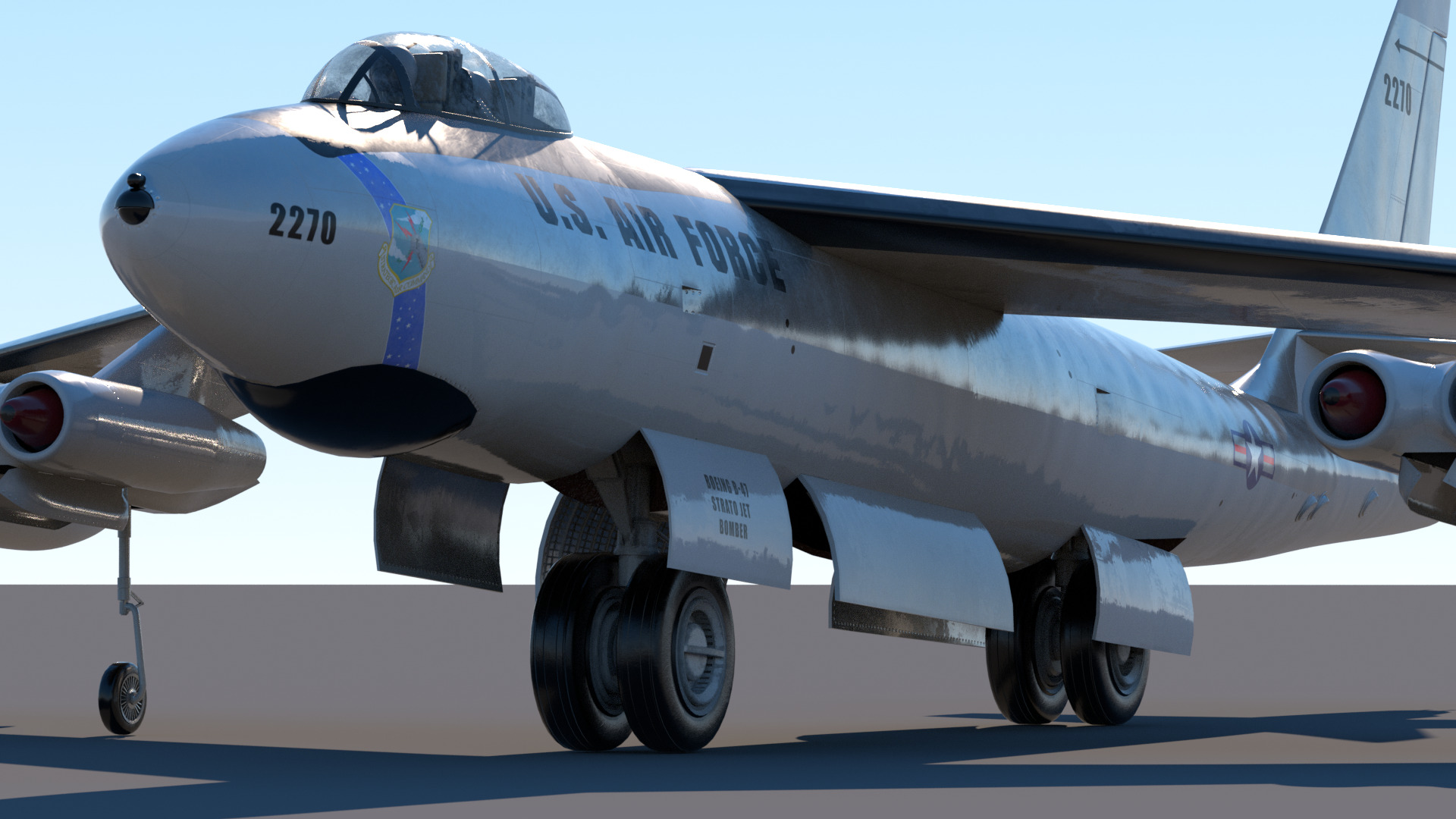 B-47E Stratojet 3D model_14
