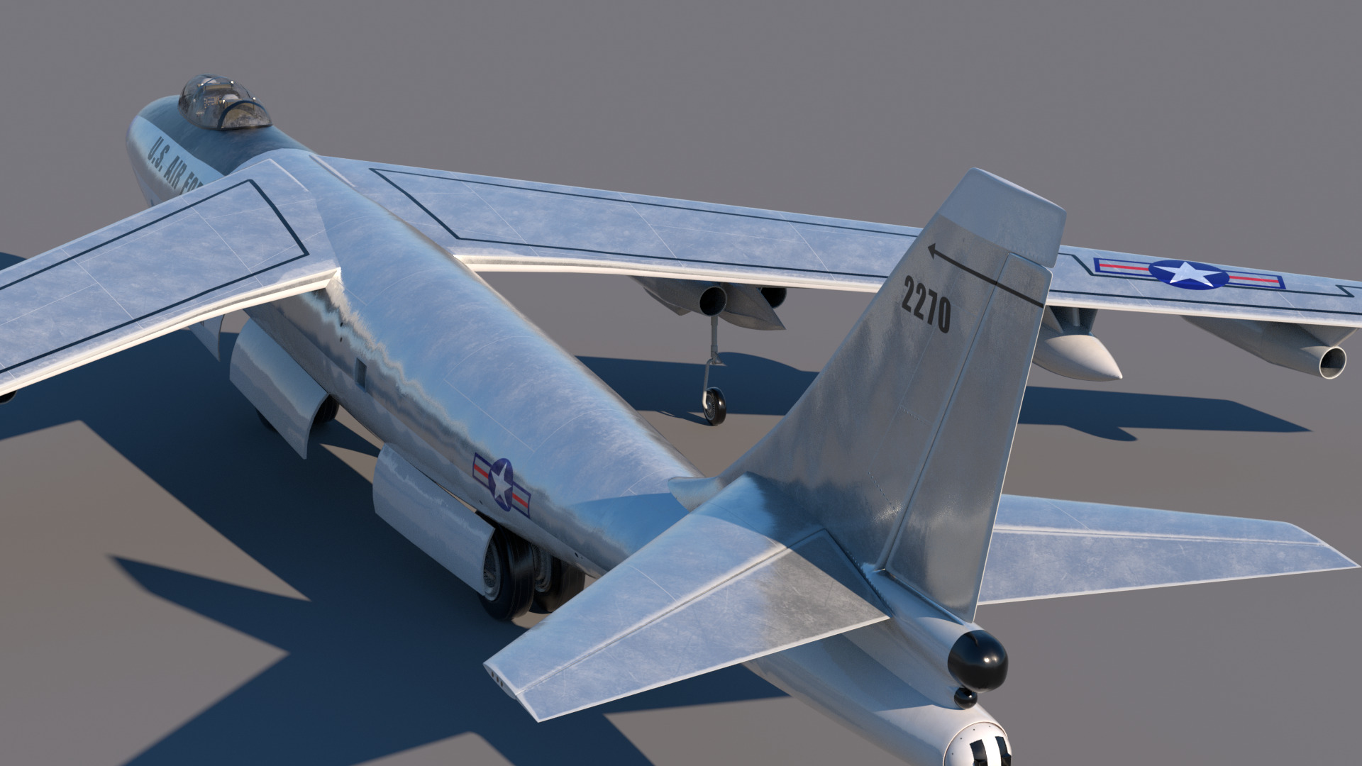 B-47E Stratojet 3D model_13