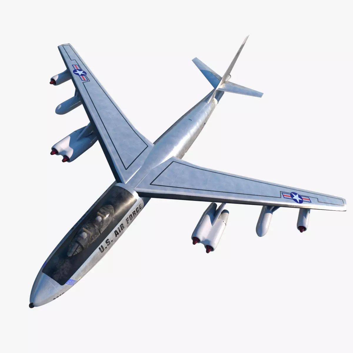 B-47E Stratojet 3D model_0