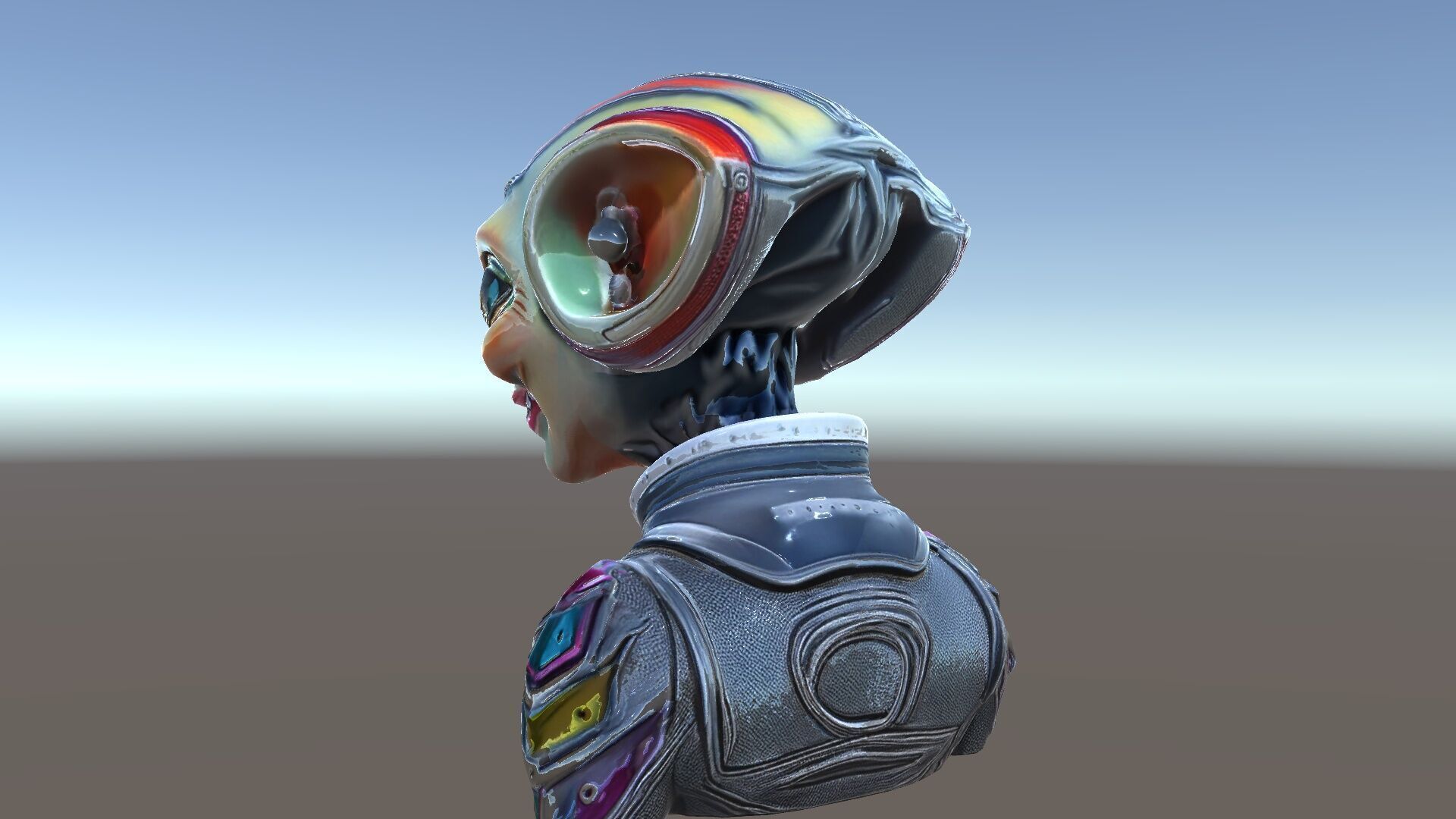 Alien Character Model Pack for Games and Animation Low-poly 3D model_6