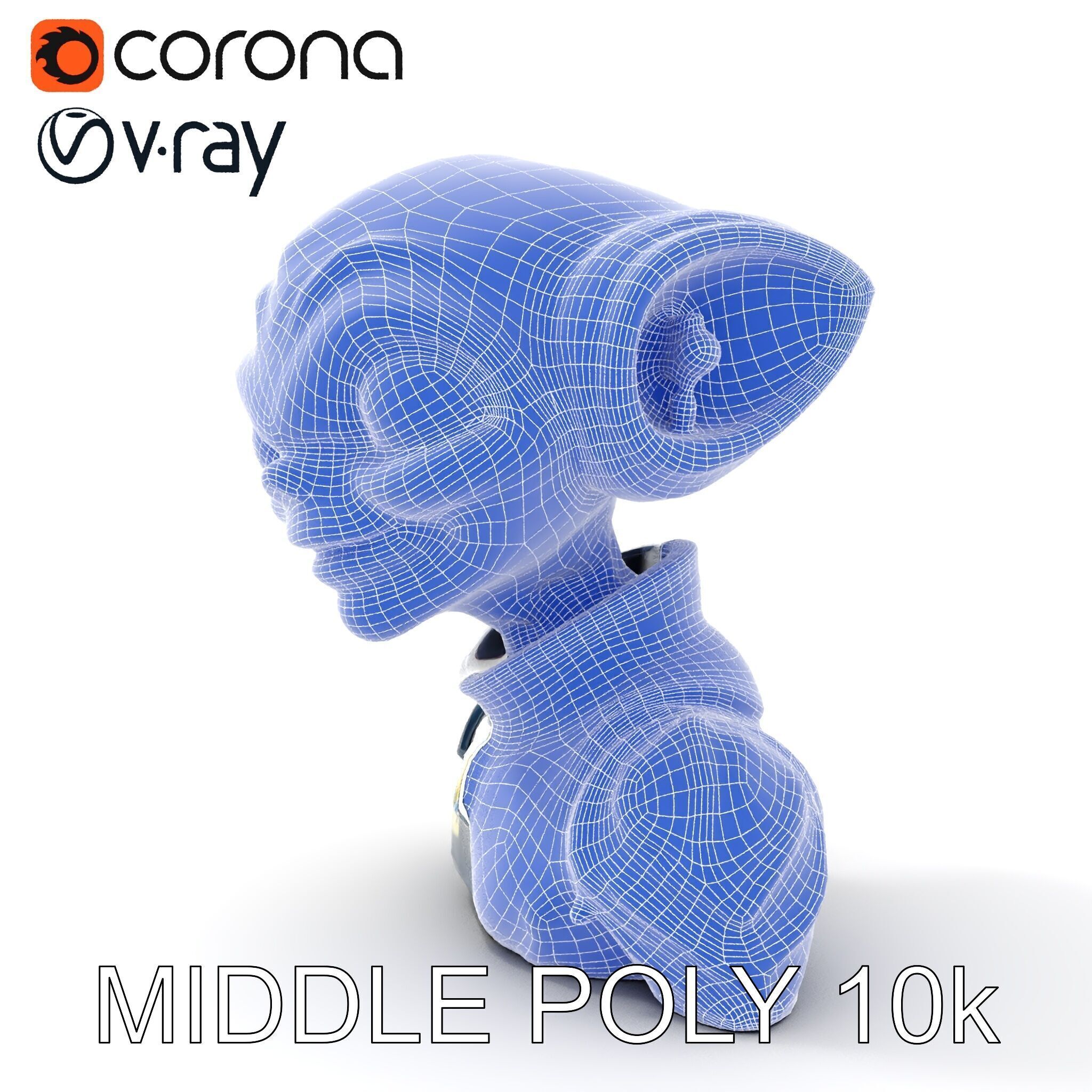 Alien Character Model Pack for Games and Animation Low-poly 3D model_23