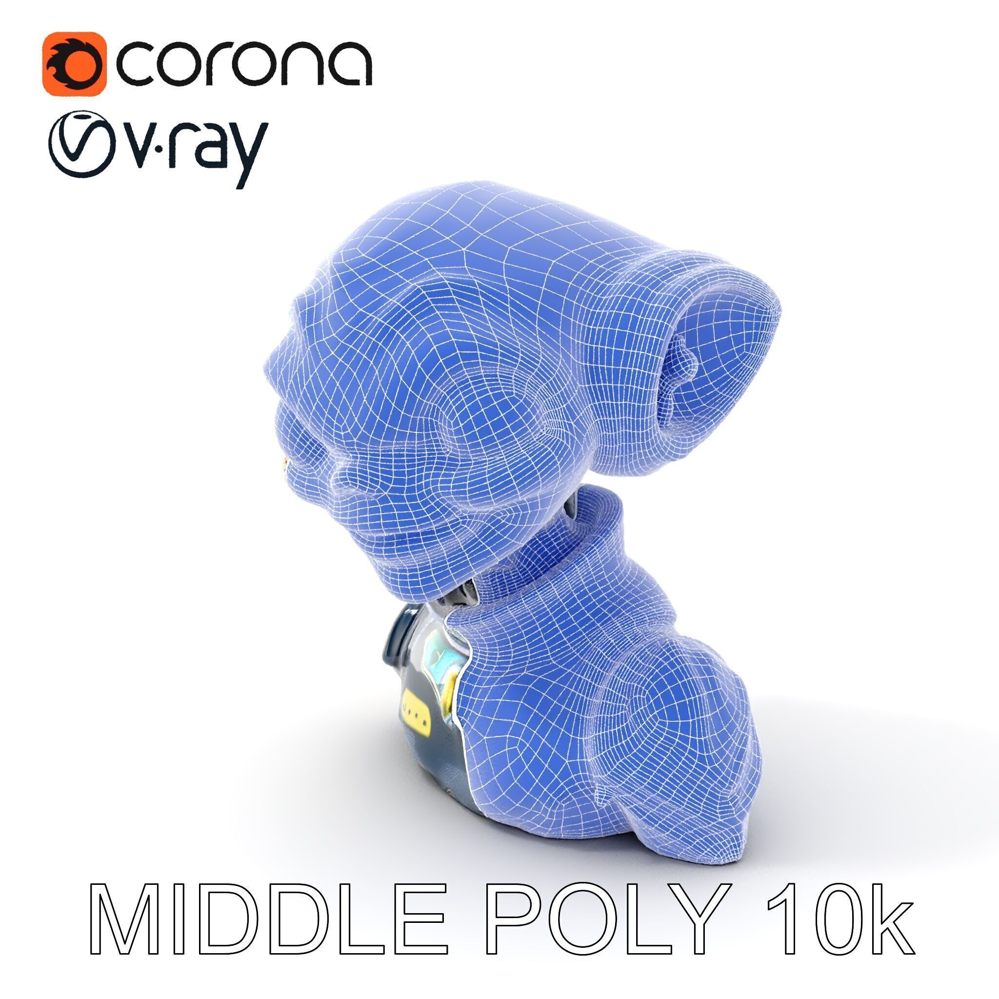 Alien Character Model Pack for Games and Animation Low-poly 3D model_20