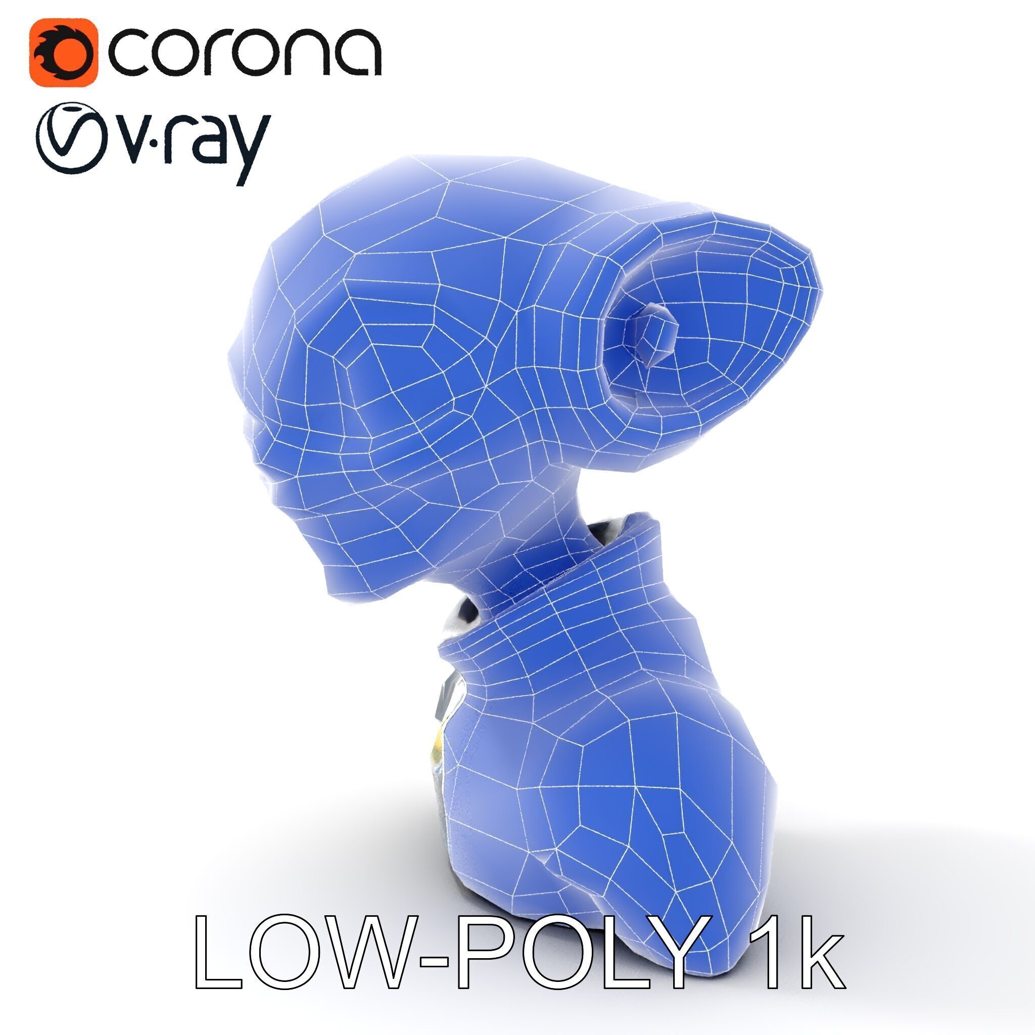 Alien Character Model Pack for Games and Animation Low-poly 3D model_31