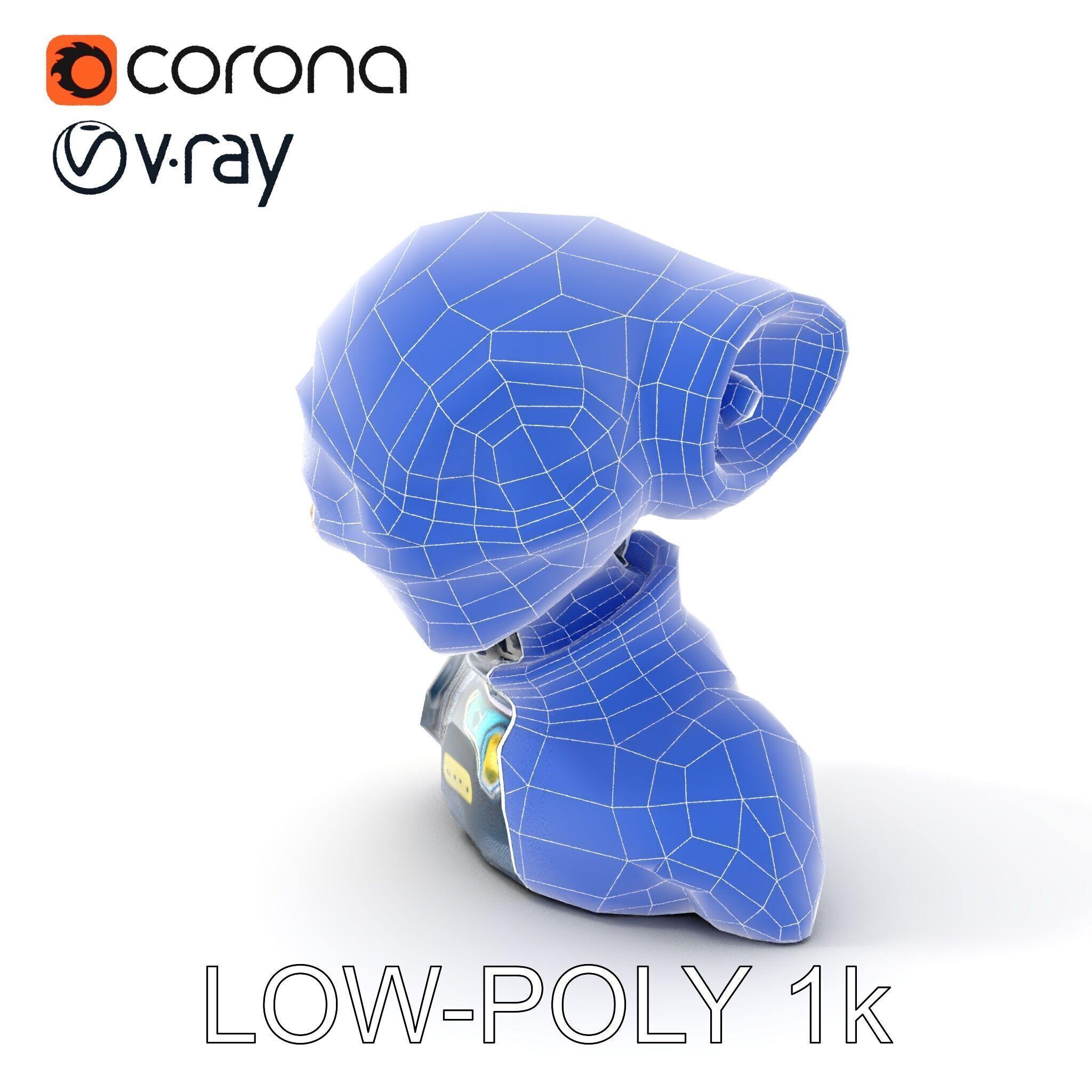 Alien Character Model Pack for Games and Animation Low-poly 3D model_15