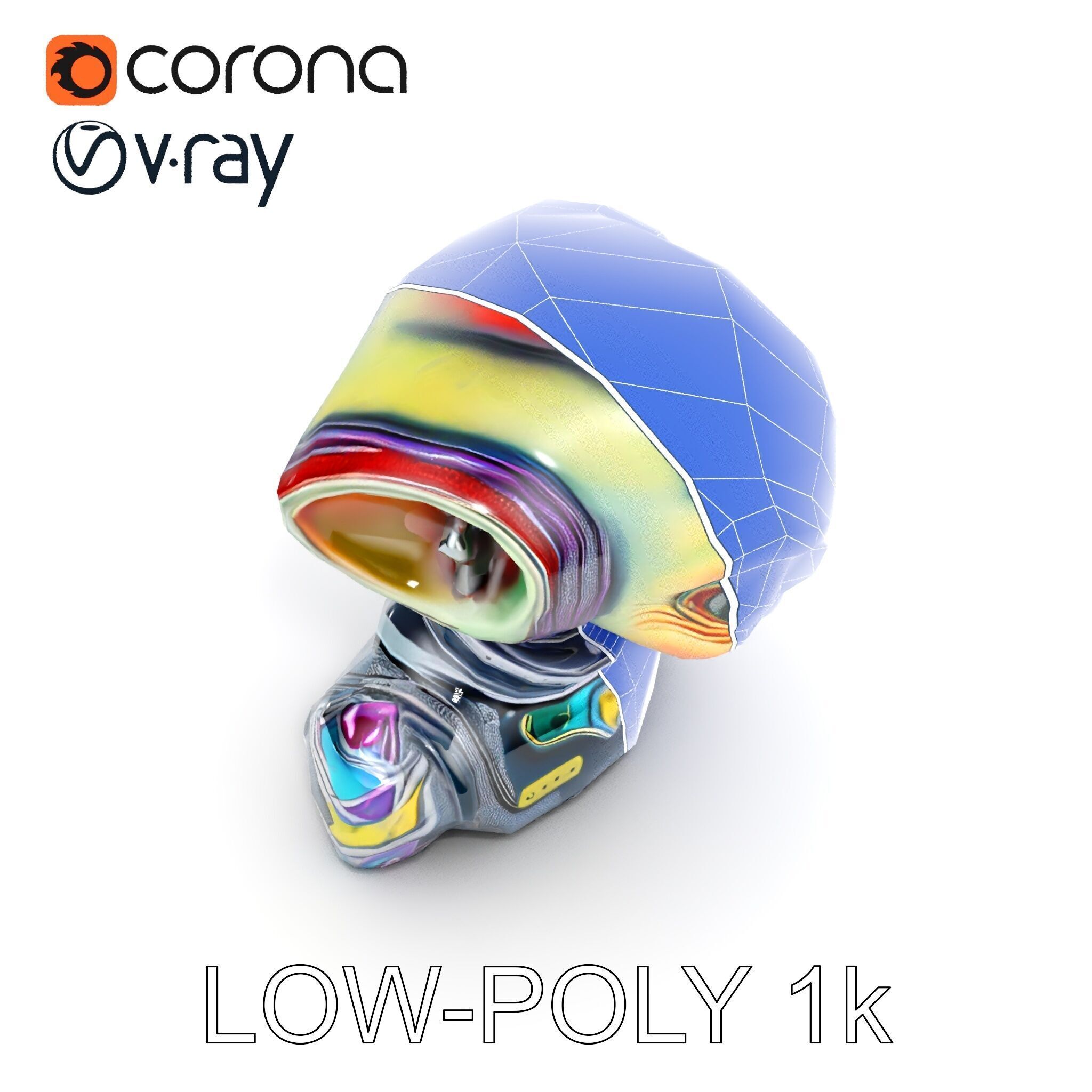 Alien Character Model Pack for Games and Animation Low-poly 3D model_33