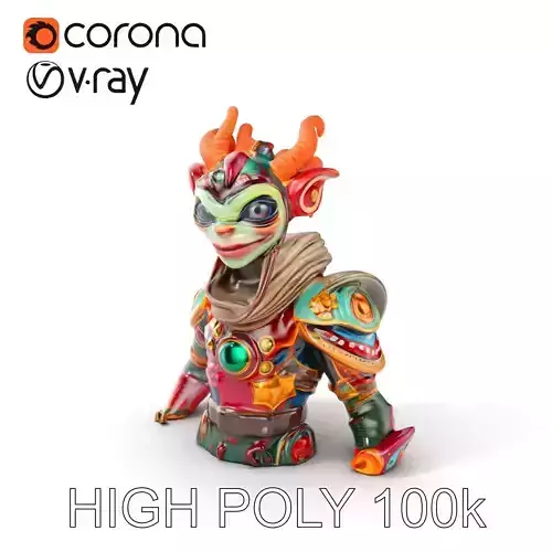 Fantasy Alien Warrior Model Pack