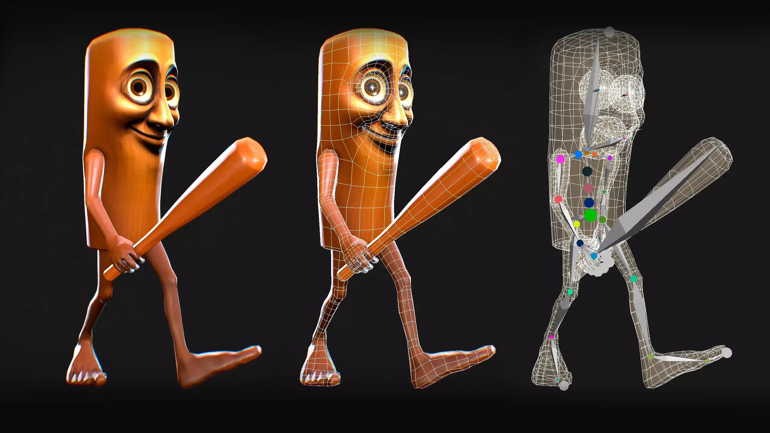 Tung Tung Tung Sahur Low-poly 3D model_0