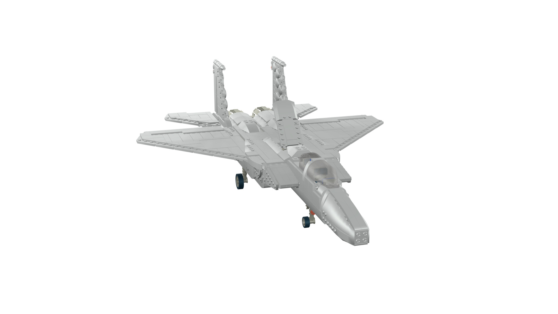 MocBricks3D - Lego F-15E Strike Eagle 3D print model_7