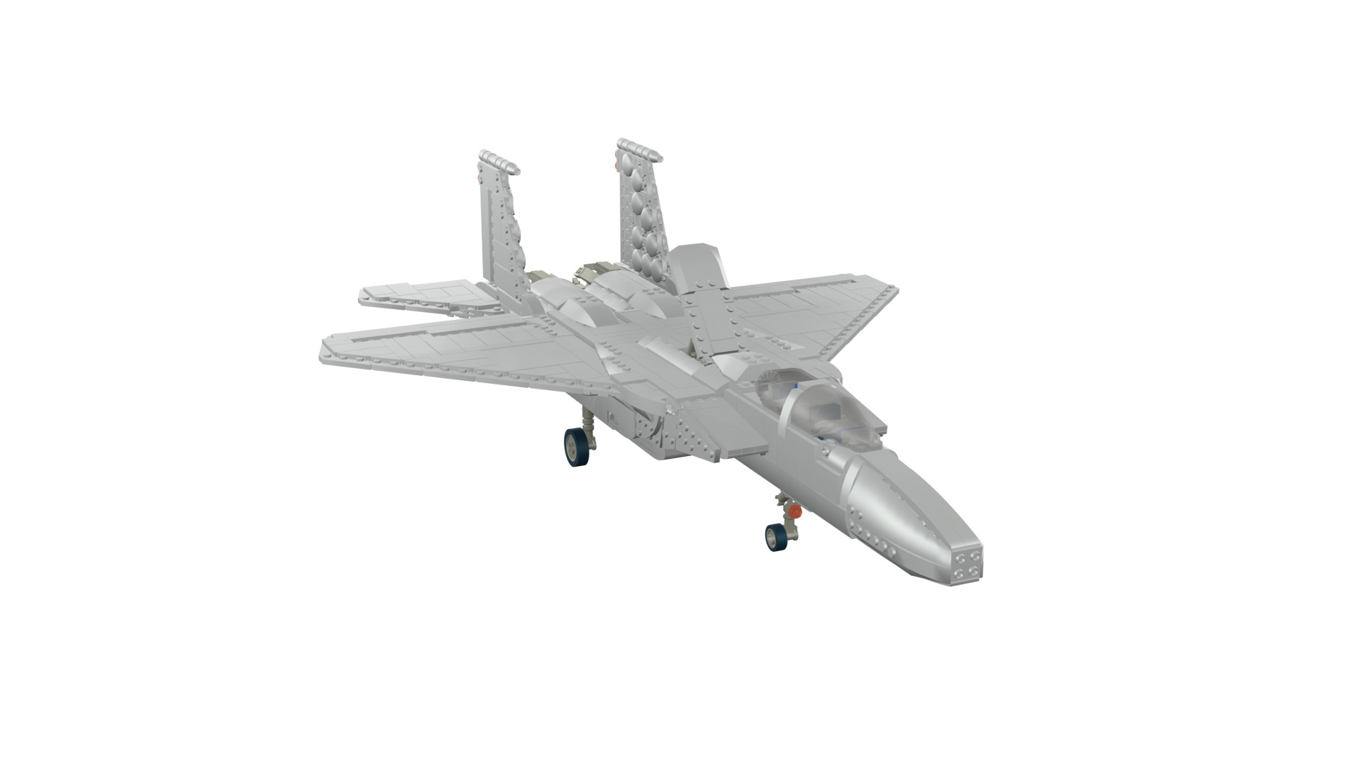 MocBricks3D - Lego F-15E Strike Eagle 3D print model_8