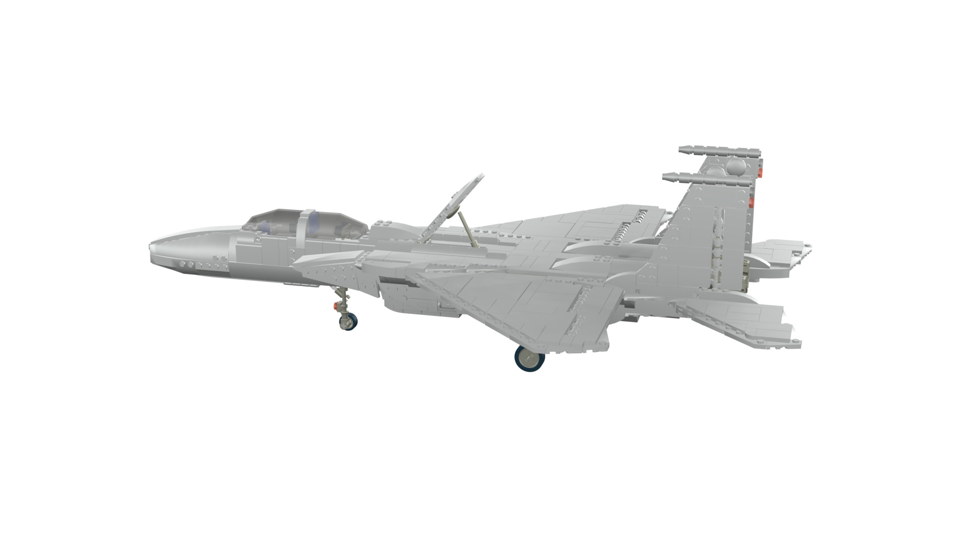 MocBricks3D - Lego F-15E Strike Eagle 3D print model_36