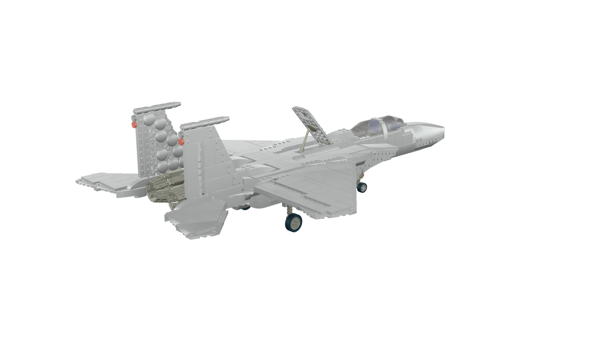 MocBricks3D - Lego F-15E Strike Eagle 3D print model_21