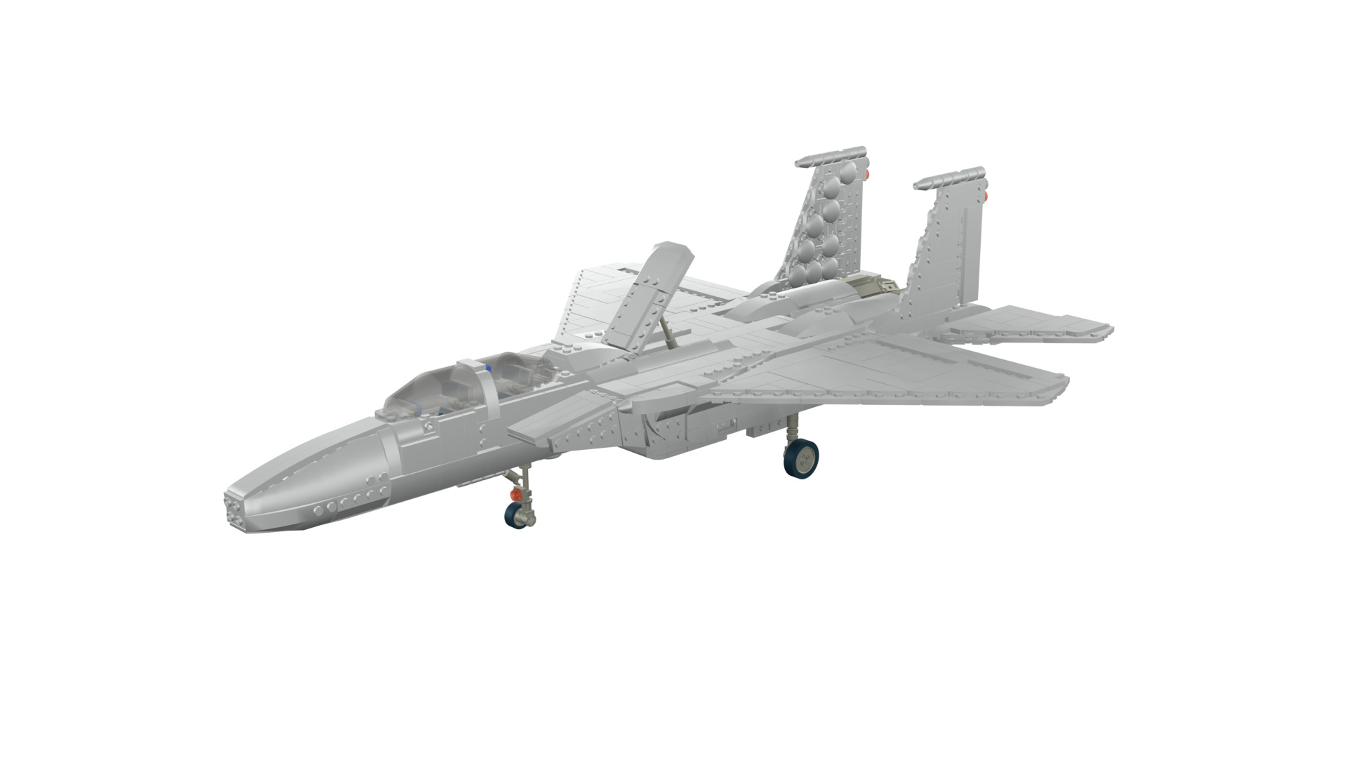 MocBricks3D - Lego F-15E Strike Eagle 3D print model_43
