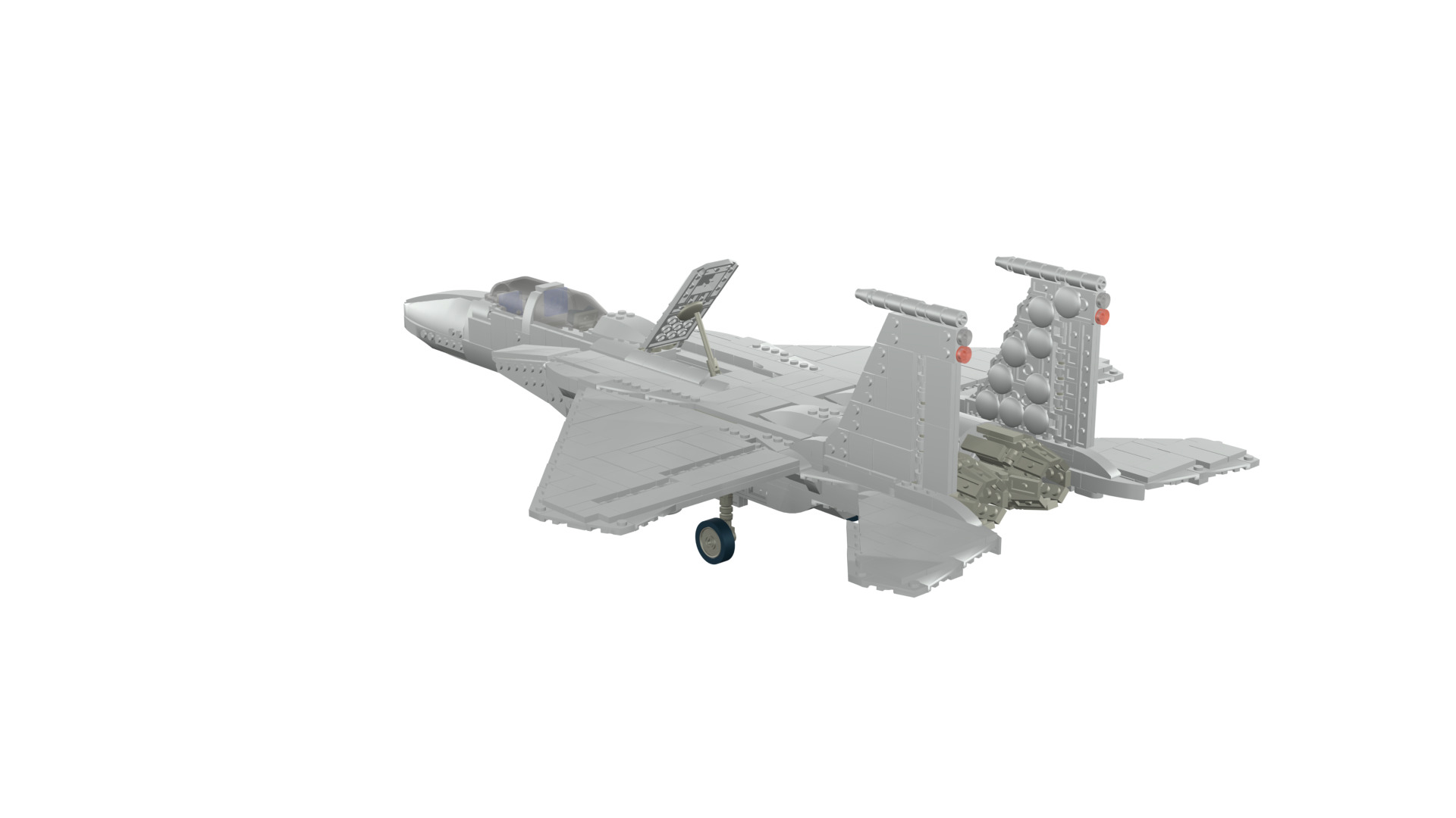 MocBricks3D - Lego F-15E Strike Eagle 3D print model_32