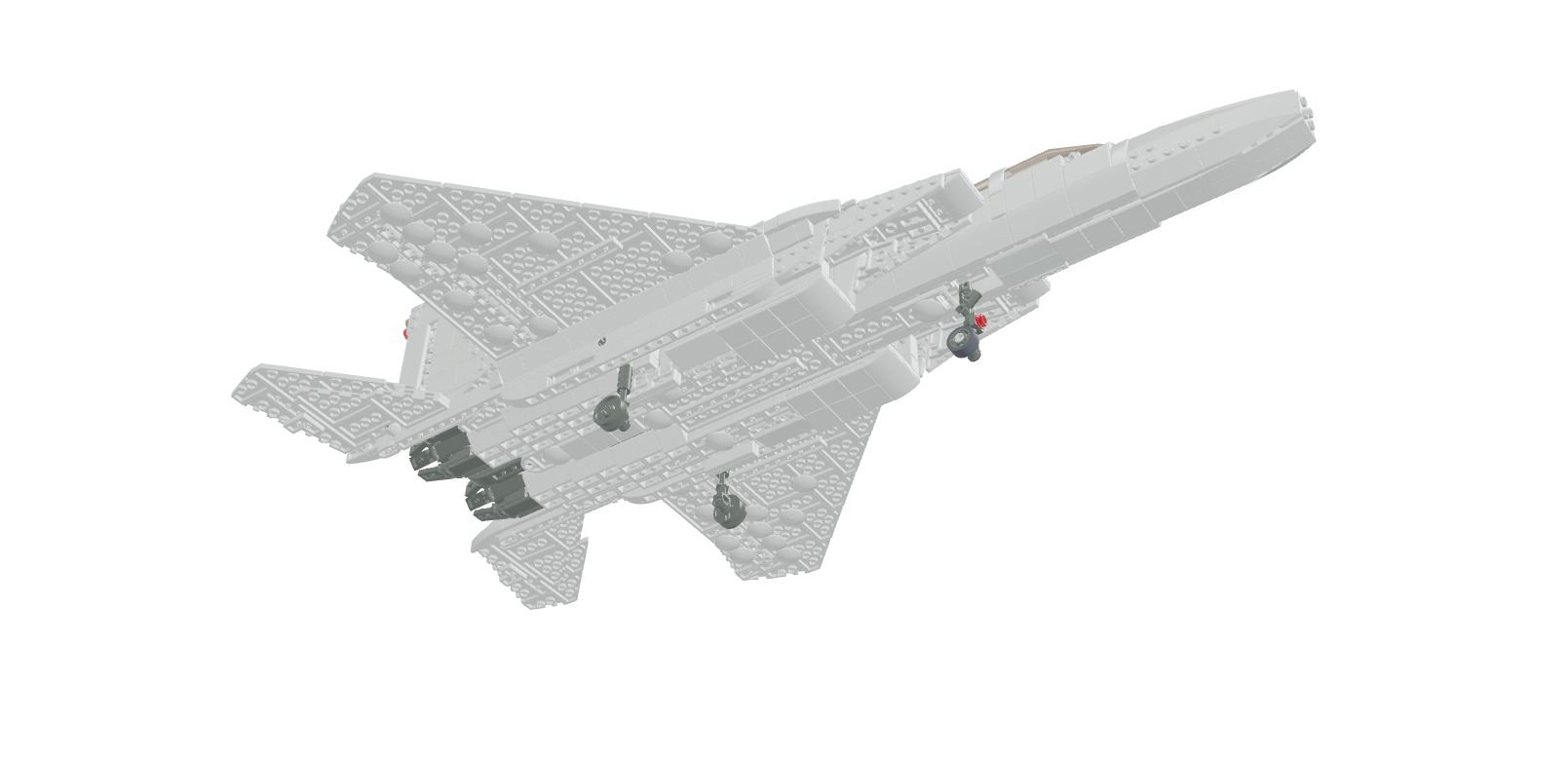 MocBricks3D - Lego F-15E Strike Eagle 3D print model_4