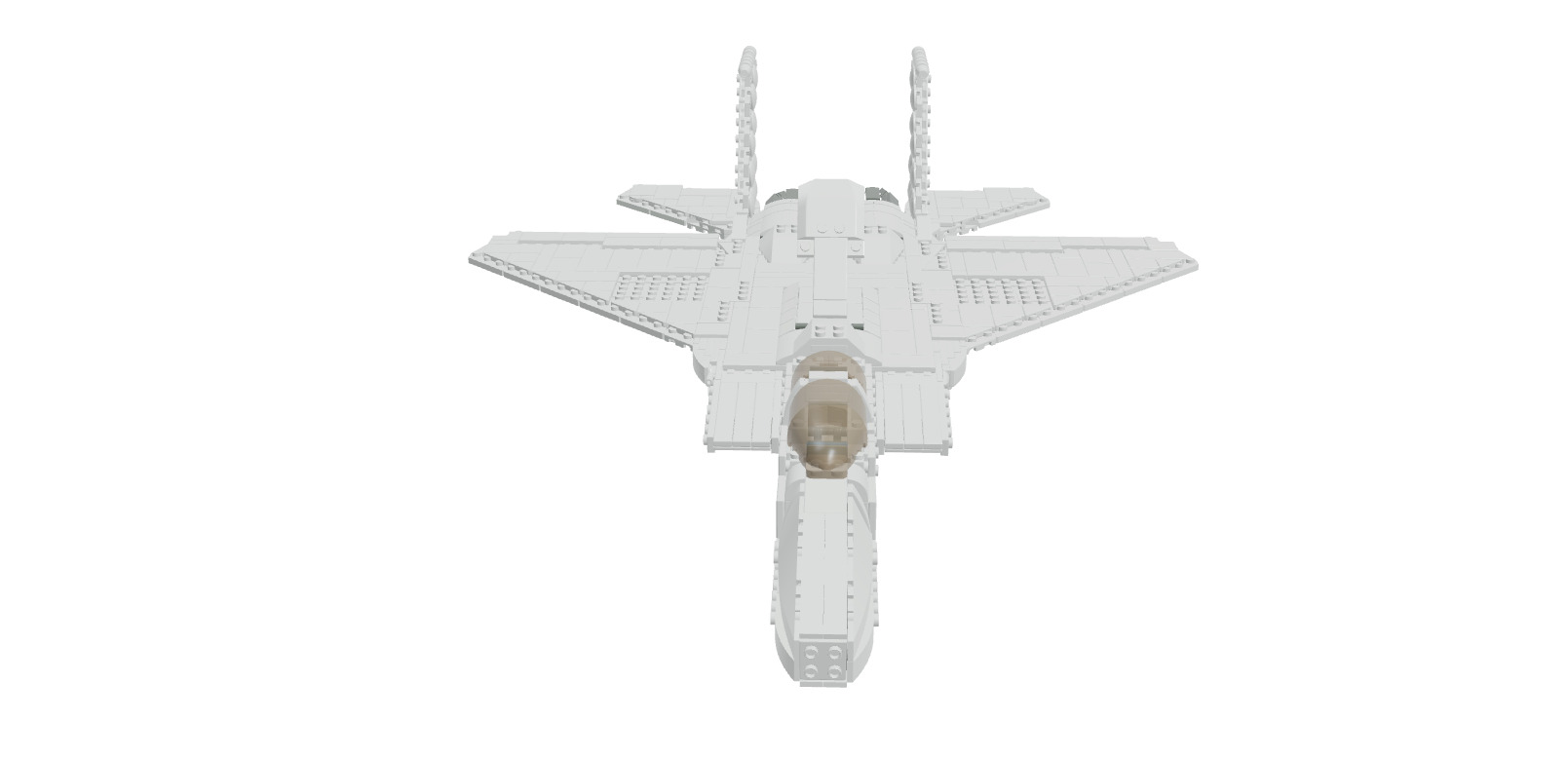 MocBricks3D - Lego F-15E Strike Eagle 3D print model_5