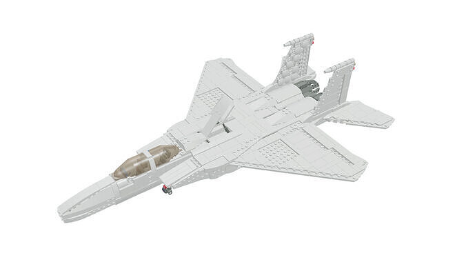 MocBricks3D - Lego F-15E Strike Eagle 3D print model