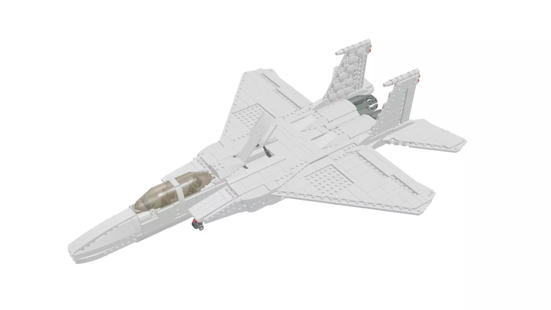 MocBricks3D - Lego F-15E Strike Eagle 3D print model_0
