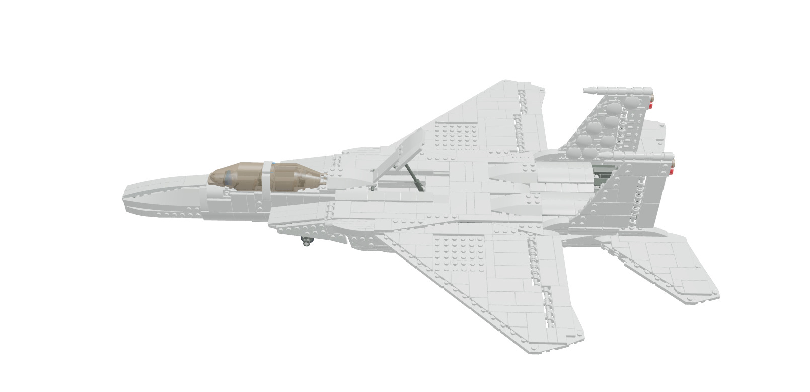 MocBricks3D - Lego F-15E Strike Eagle 3D print model_1