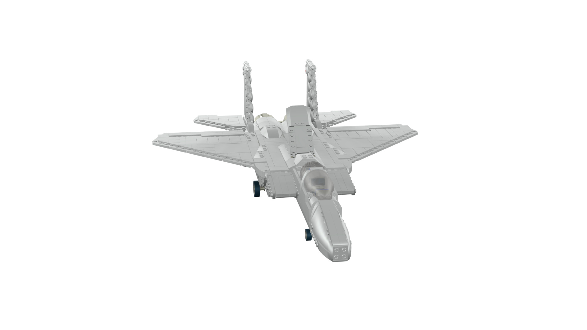 MocBricks3D - Lego F-15E Strike Eagle 3D print model_6