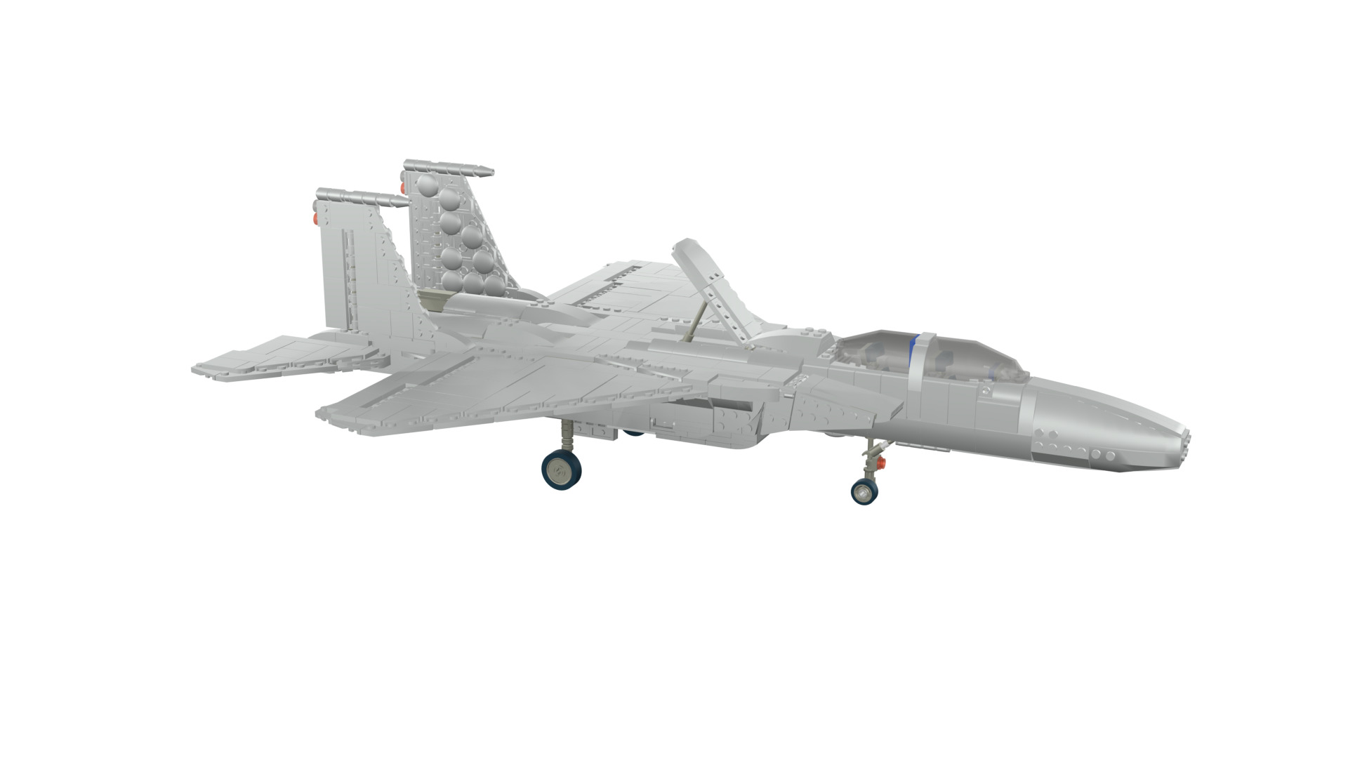 MocBricks3D - Lego F-15E Strike Eagle 3D print model_13