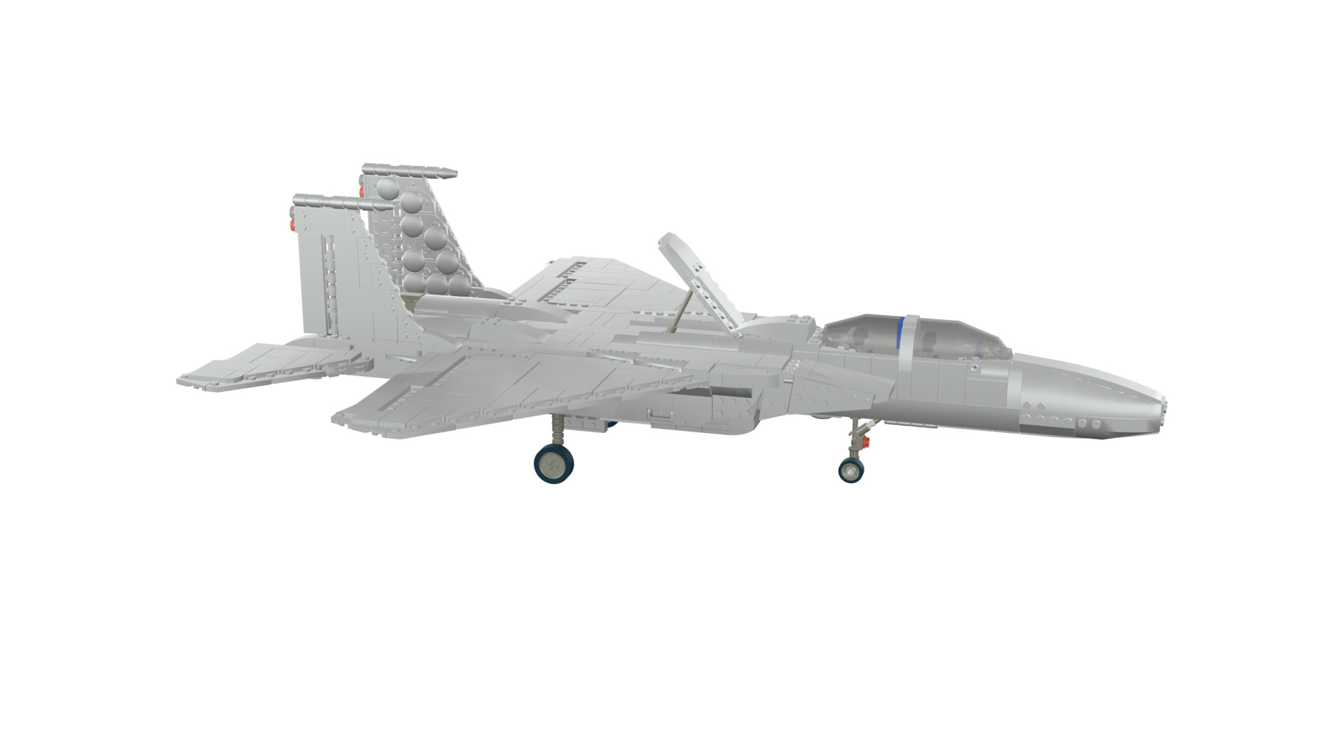 MocBricks3D - Lego F-15E Strike Eagle 3D print model_14