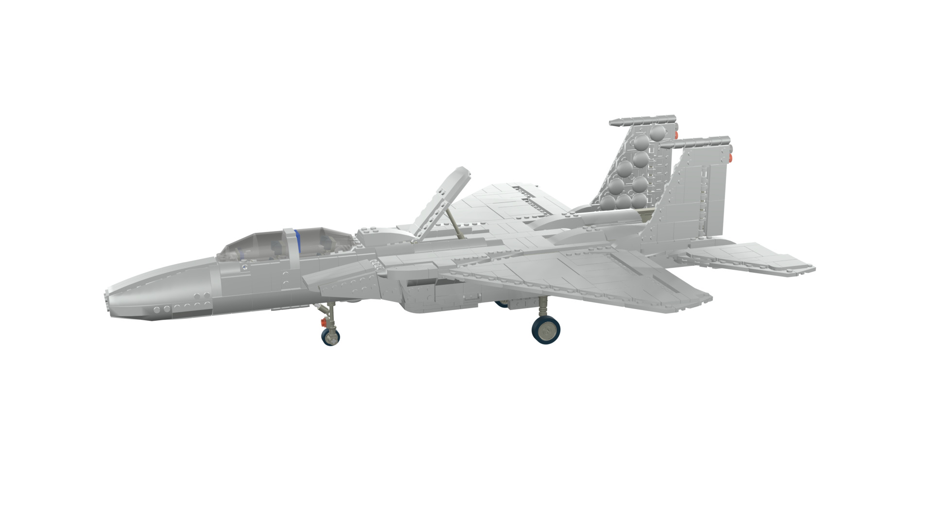 MocBricks3D - Lego F-15E Strike Eagle 3D print model_40