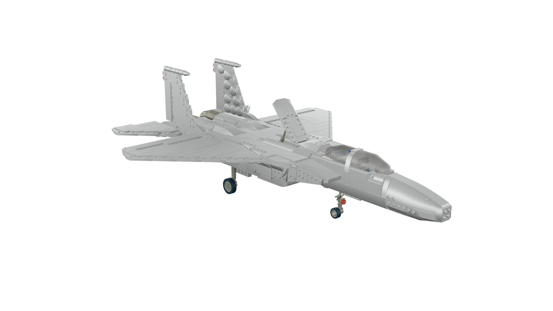 MocBricks3D - Lego F-15E Strike Eagle 3D print model_10