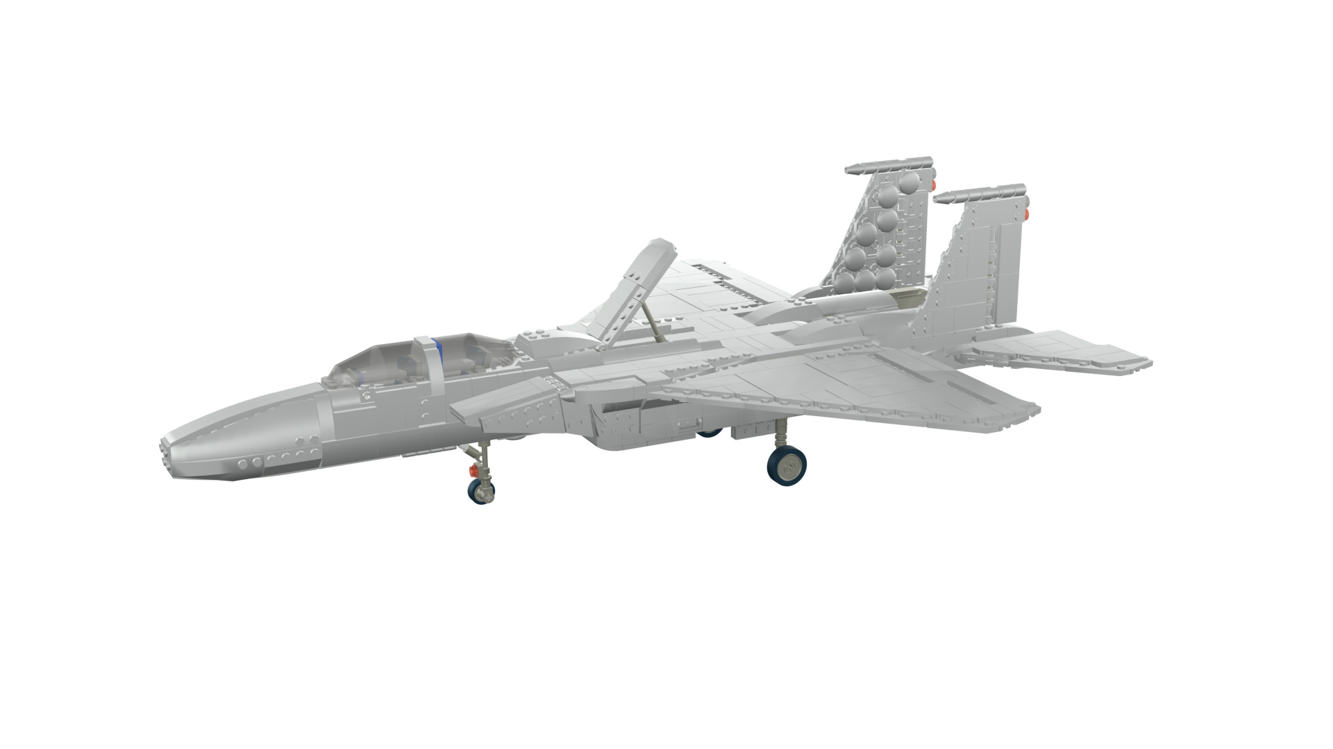 MocBricks3D - Lego F-15E Strike Eagle 3D print model_41