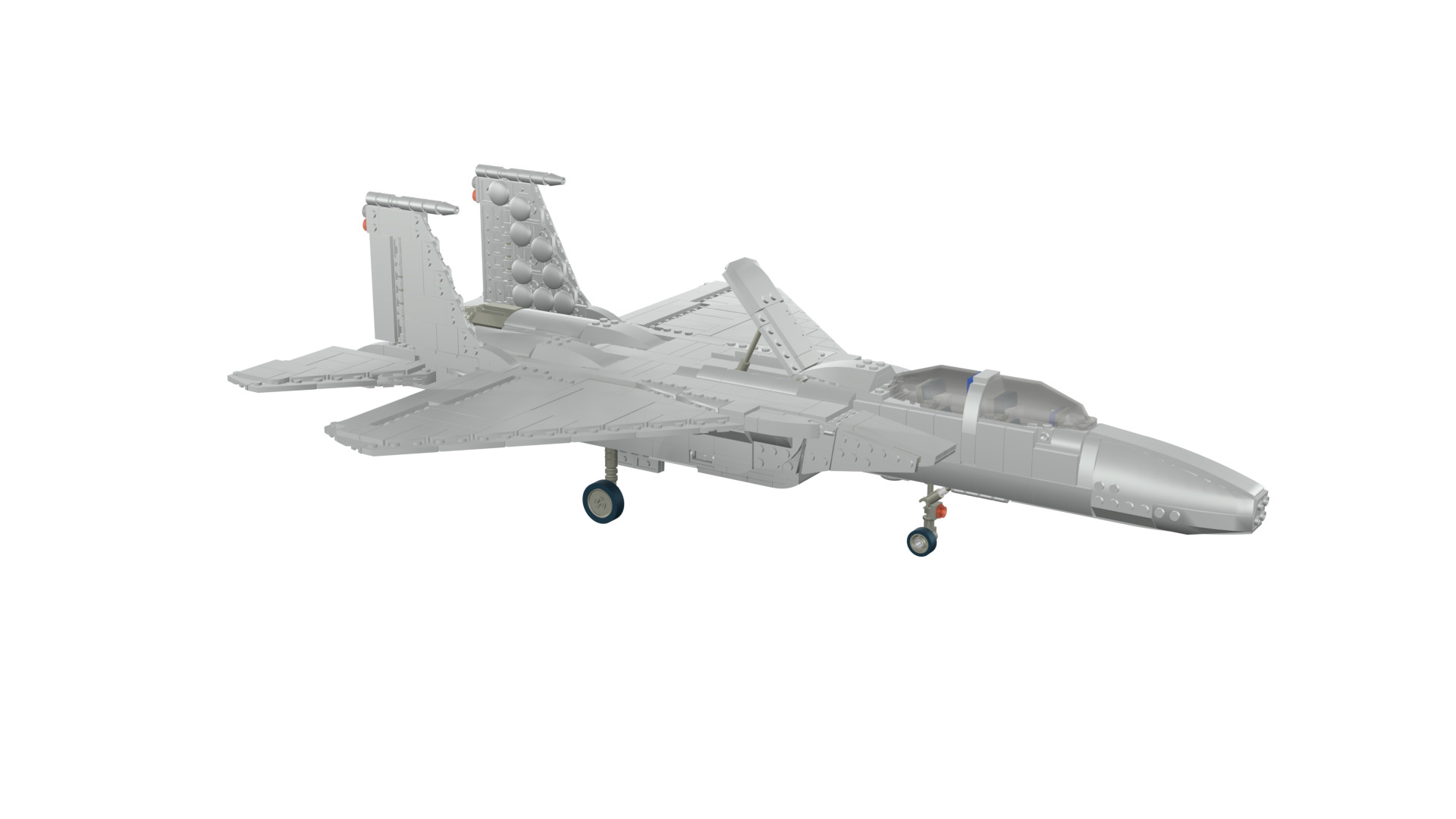 MocBricks3D - Lego F-15E Strike Eagle 3D print model_12
