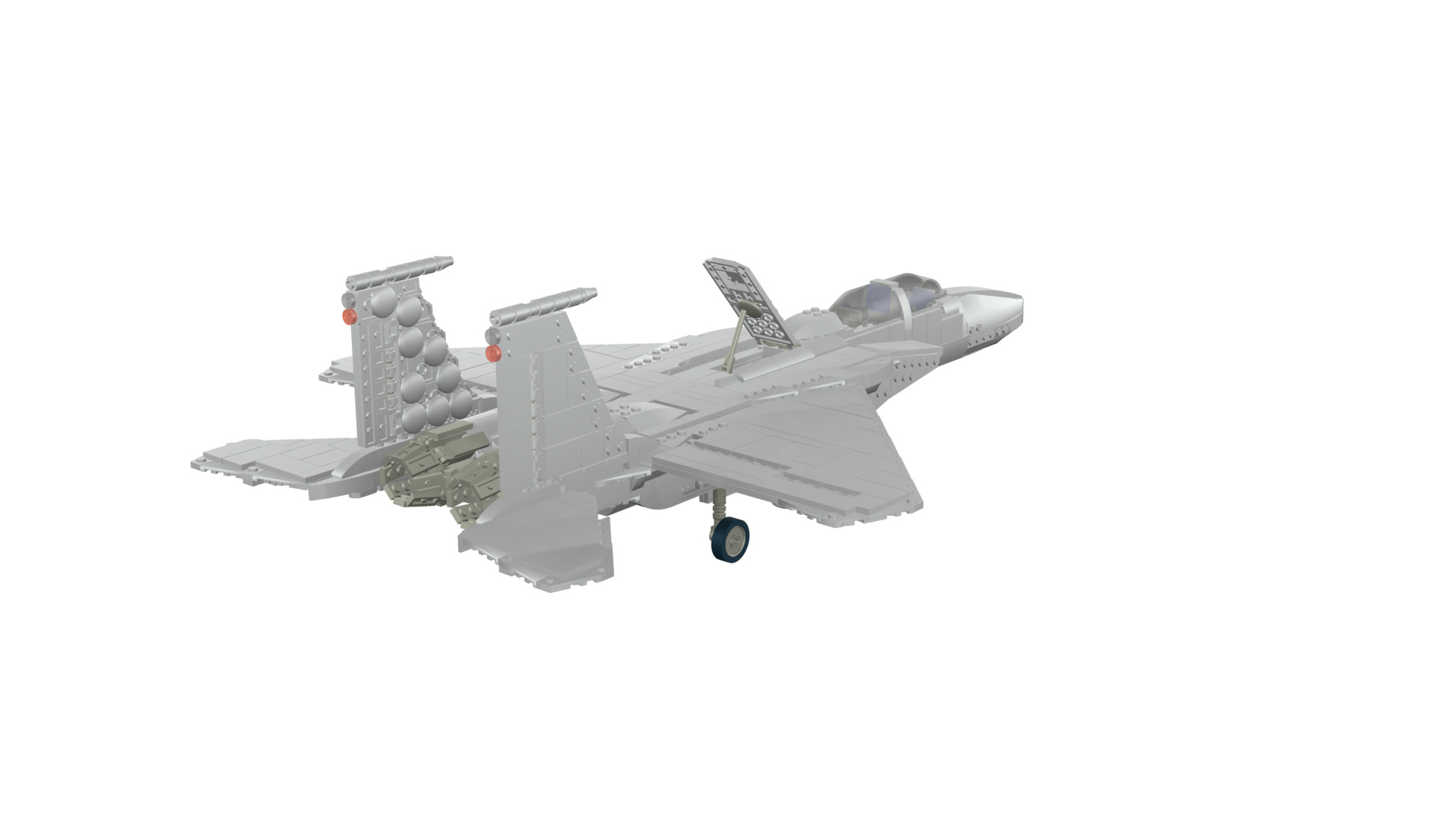 MocBricks3D - Lego F-15E Strike Eagle 3D print model_22