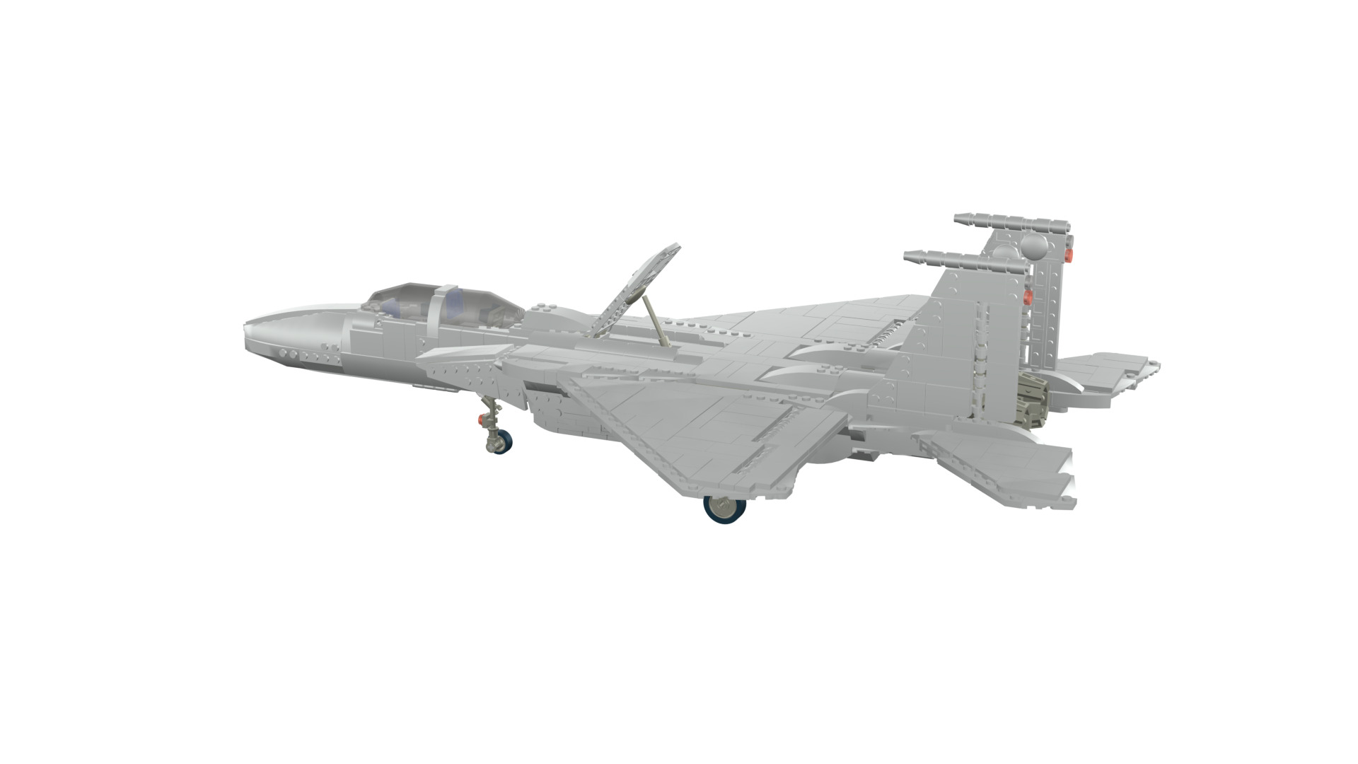 MocBricks3D - Lego F-15E Strike Eagle 3D print model_35