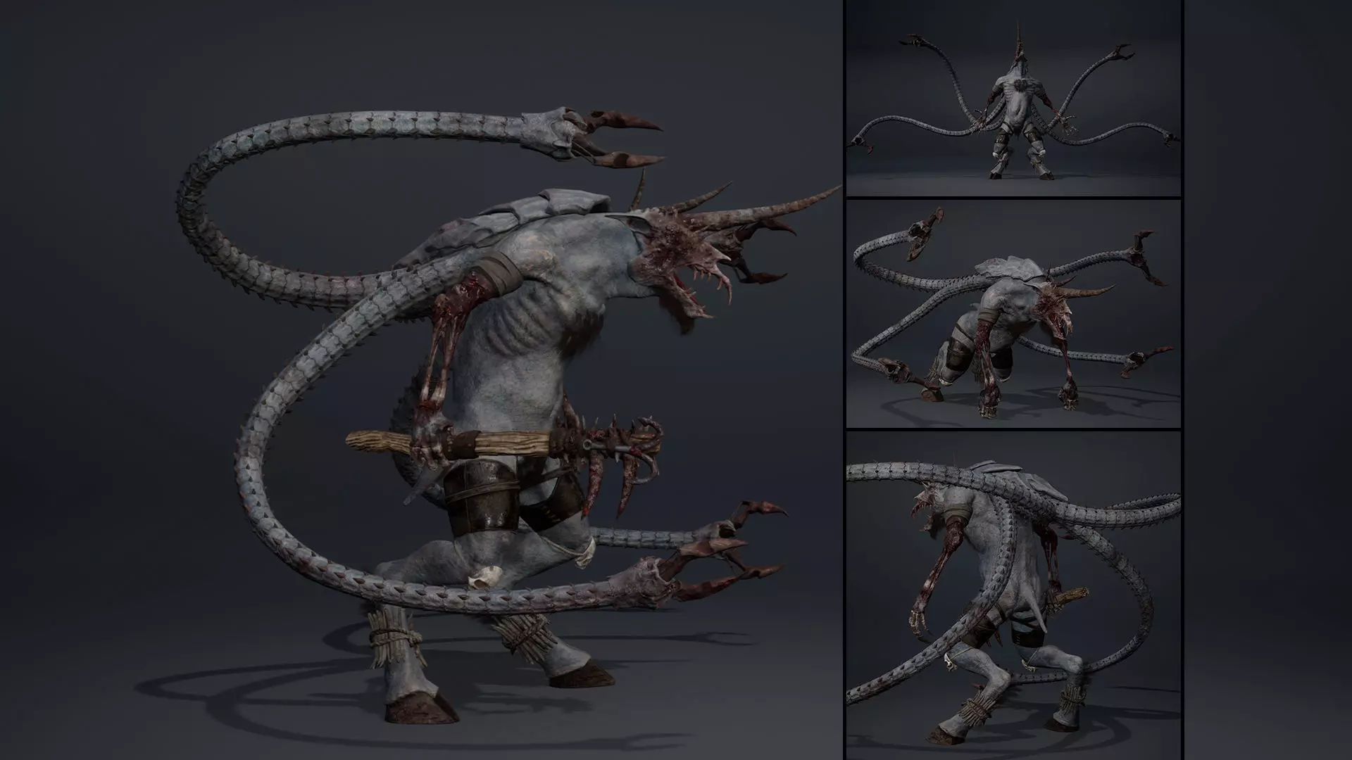 Ashenflame Damaged Low-poly 3D model