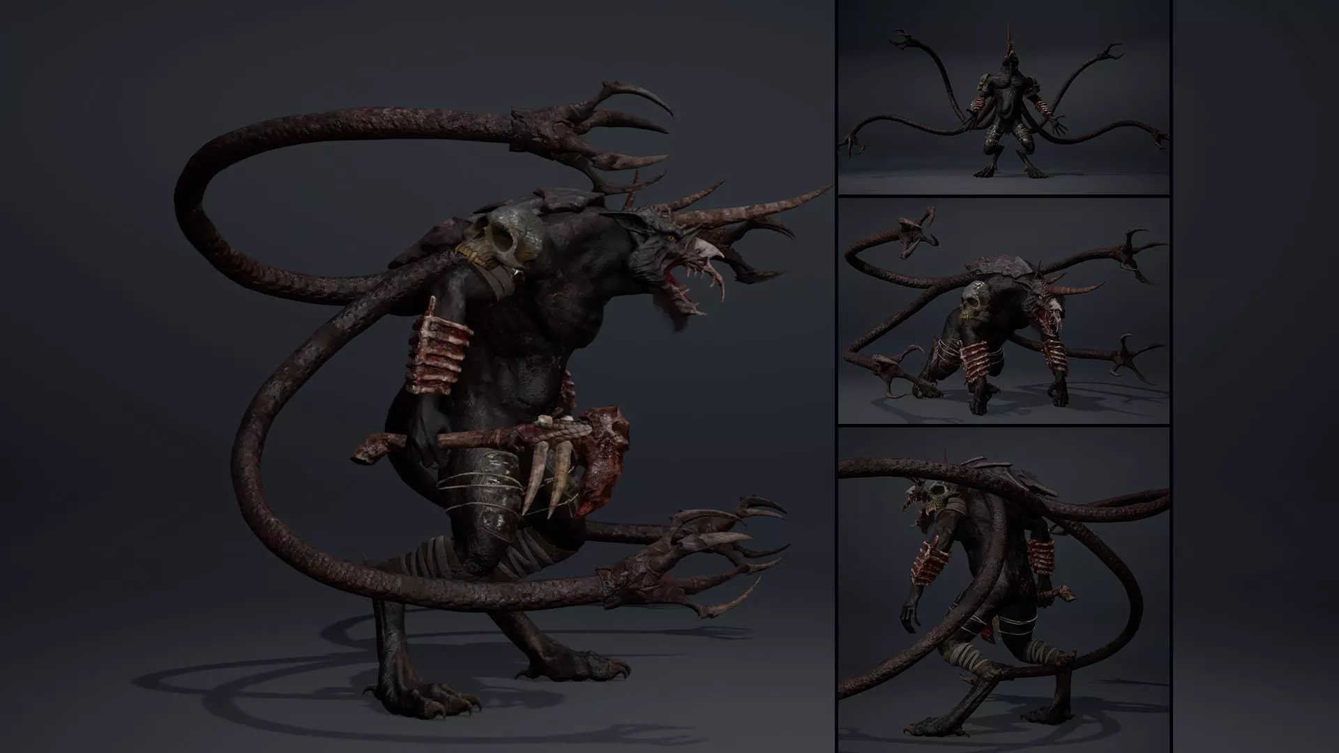 Ashenflame Fatty Butal Low-poly 3D model