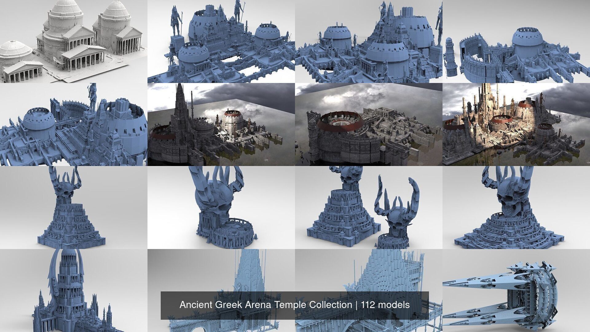 Ancient Greek Arena Temple Collection _3