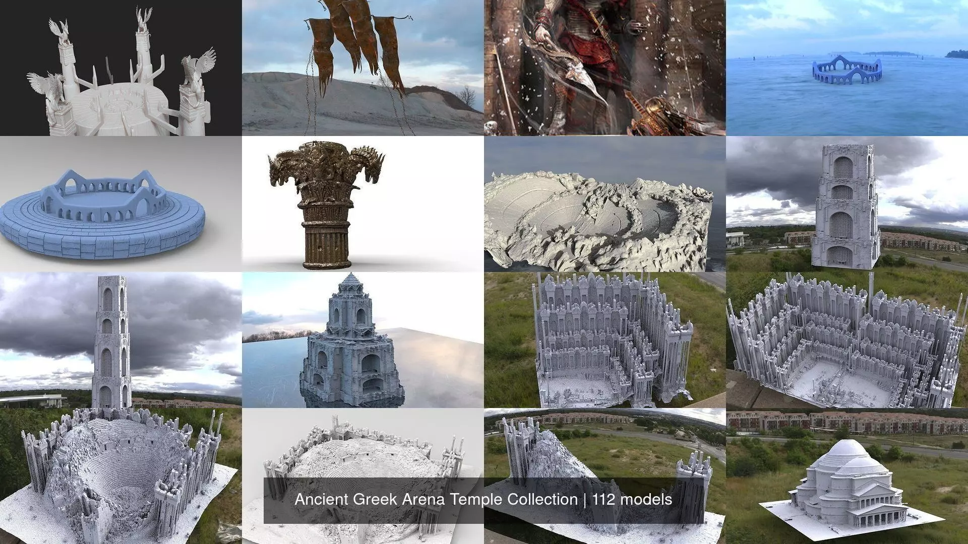 Ancient Greek Arena Temple Collection _1