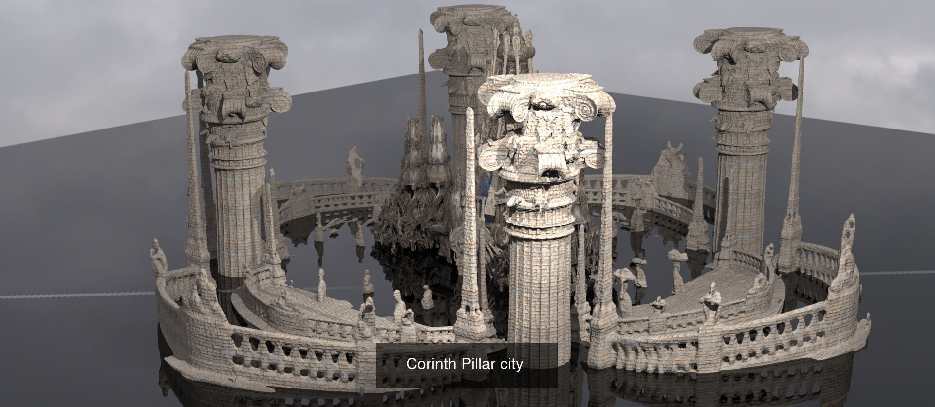 Ancient Greek Arena Temple Collection _105