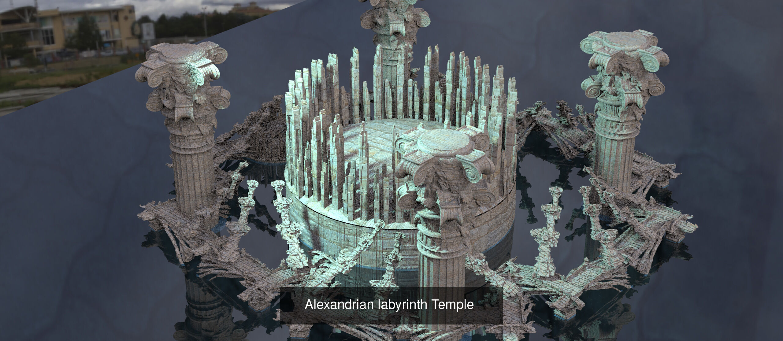 Ancient Greek Arena Temple Collection _112