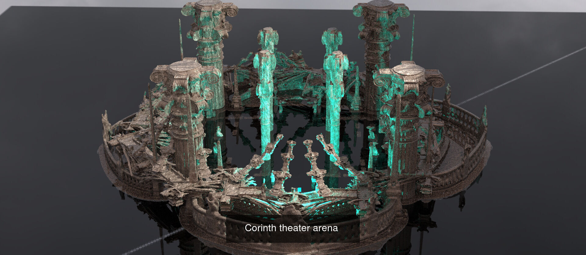 Ancient Greek Arena Temple Collection _108