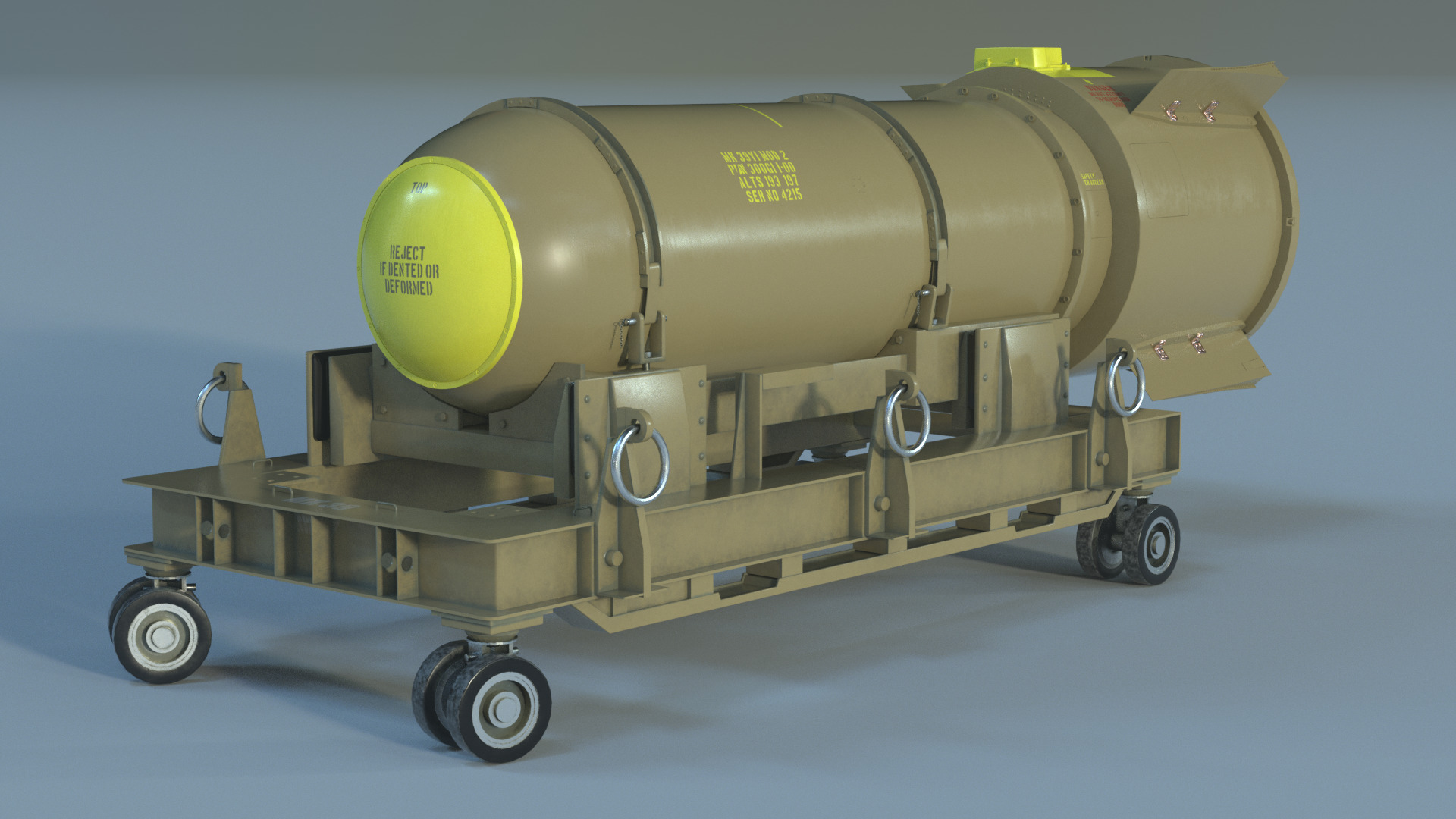 Mark 39 nuclear bomb 3D model_1