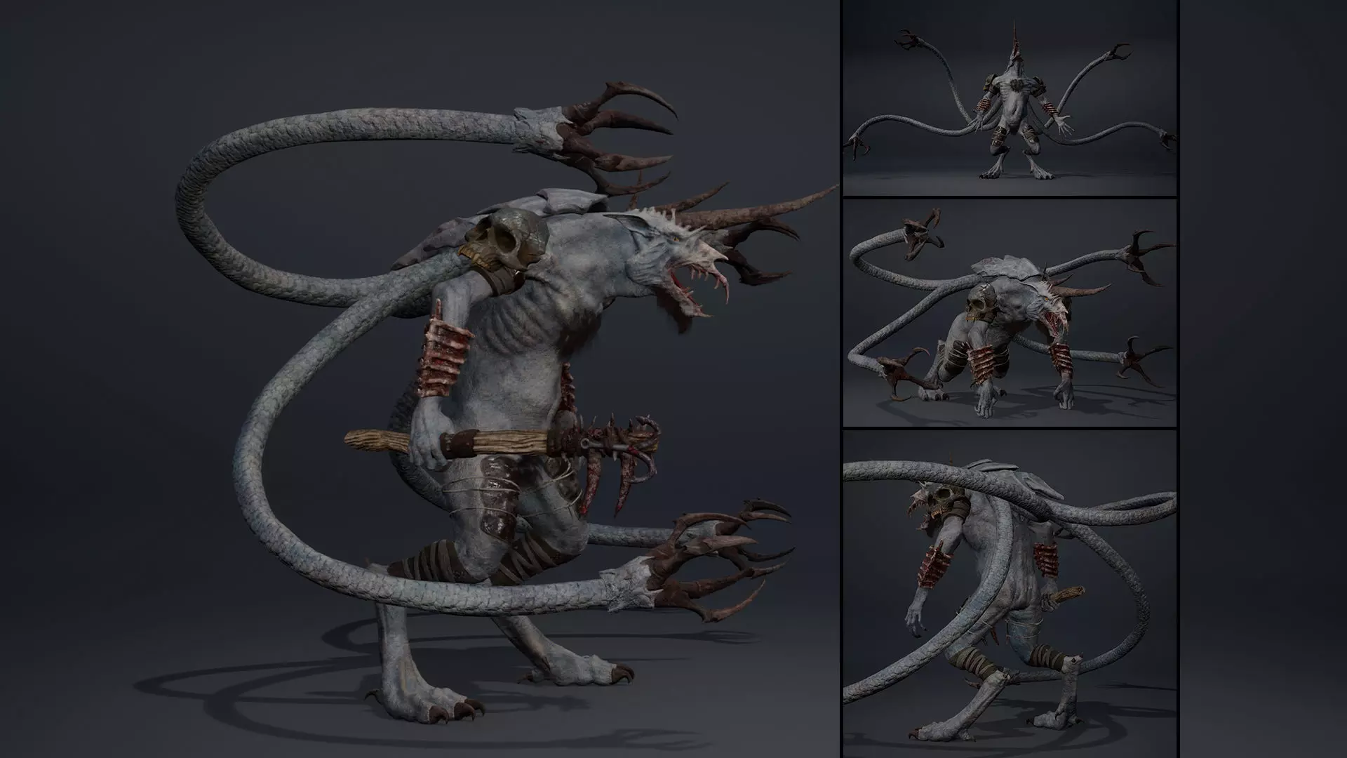 Ashenflame Fatty Low-poly 3D model_0