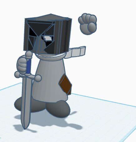 Madness Knight 3d model 3D print model