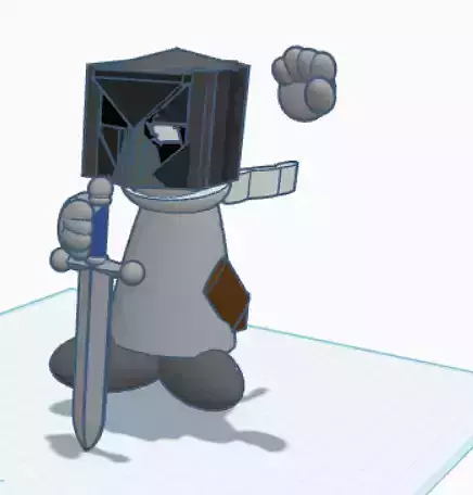 Madness Knight 3d model 3D print model